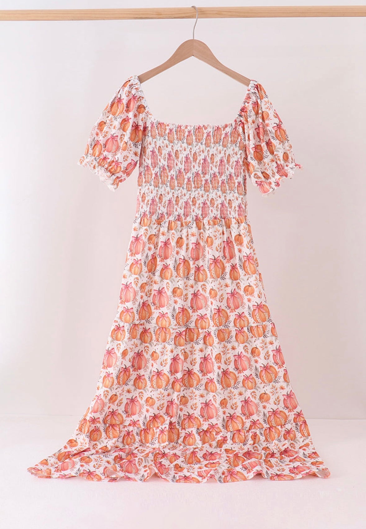 Orange Pumpkin MAMA Dress