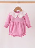 Pink Corduroy Lace Bubble