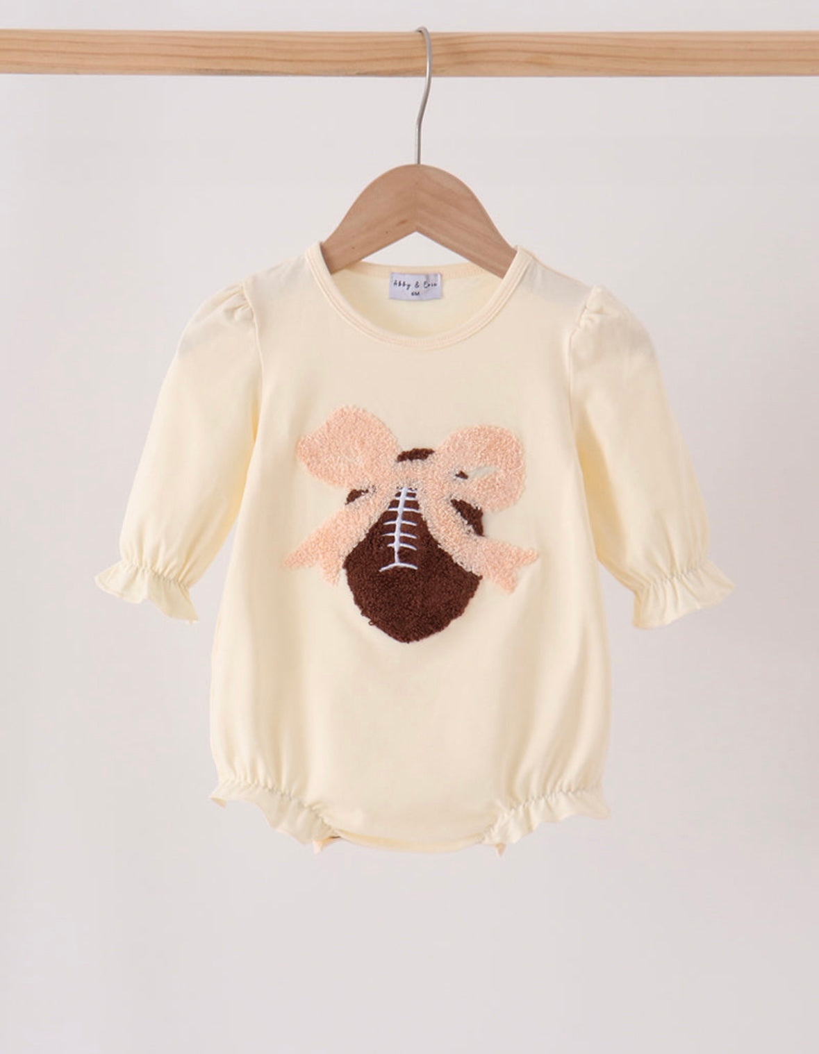 Cream Football Bubble