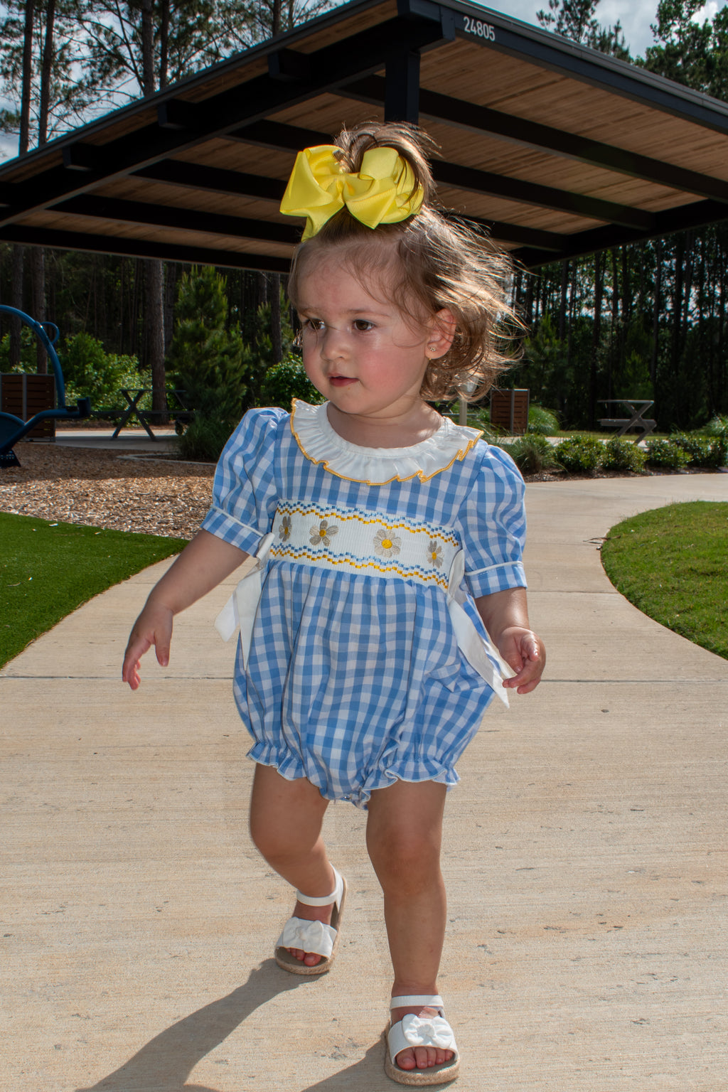 Daisy Bow Smocked