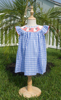USA Flag Smocked Dress