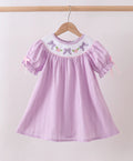Lavender Smocked Dress