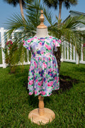 Lavender Flutter Dress